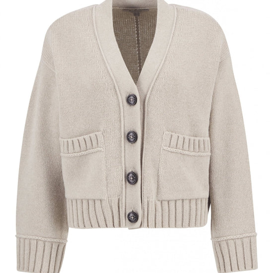 Young Ideas/Henmores - Faye Knitted Cardigan - ST53 Oatmeal - 8