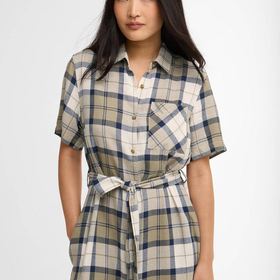 Young Ideas/Henmores - Fern Midi Dress - NY51 Dress Navy Tartan - 8