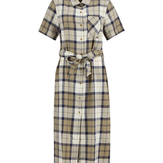 Young Ideas/Henmores - Fern Midi Dress - NY51 Dress Navy Tartan - 8