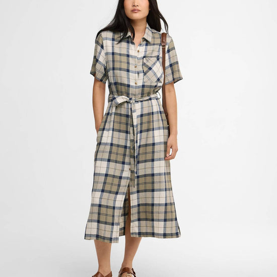 Young Ideas/Henmores - Fern Midi Dress - NY51 Dress Navy Tartan - 8