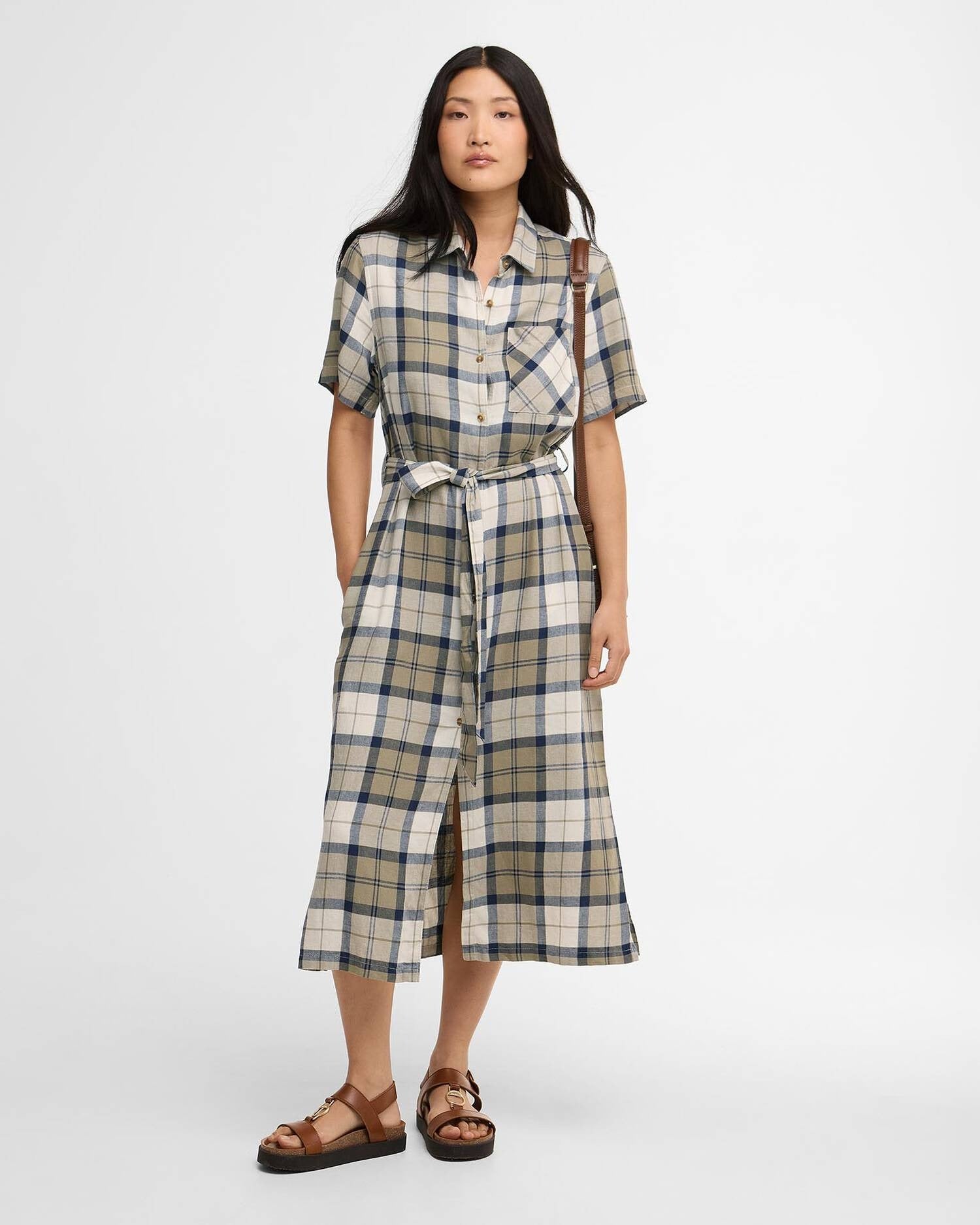 Young Ideas/Henmores - Fern Midi Dress - NY51 Dress Navy Tartan - 8