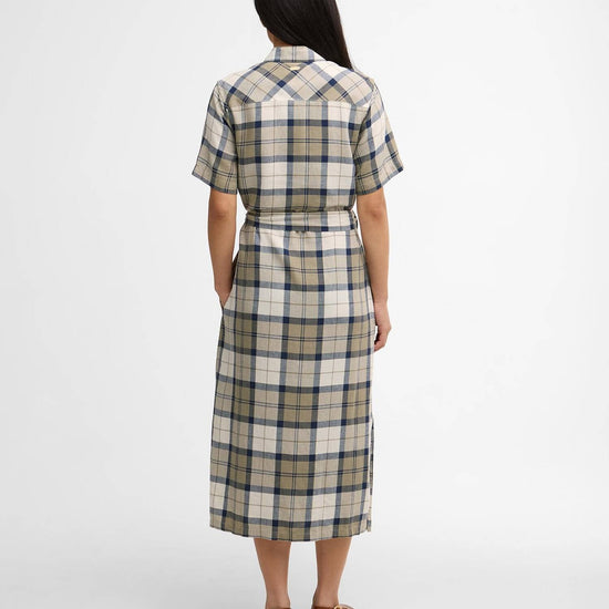 Young Ideas/Henmores - Fern Midi Dress - NY51 Dress Navy Tartan - 8