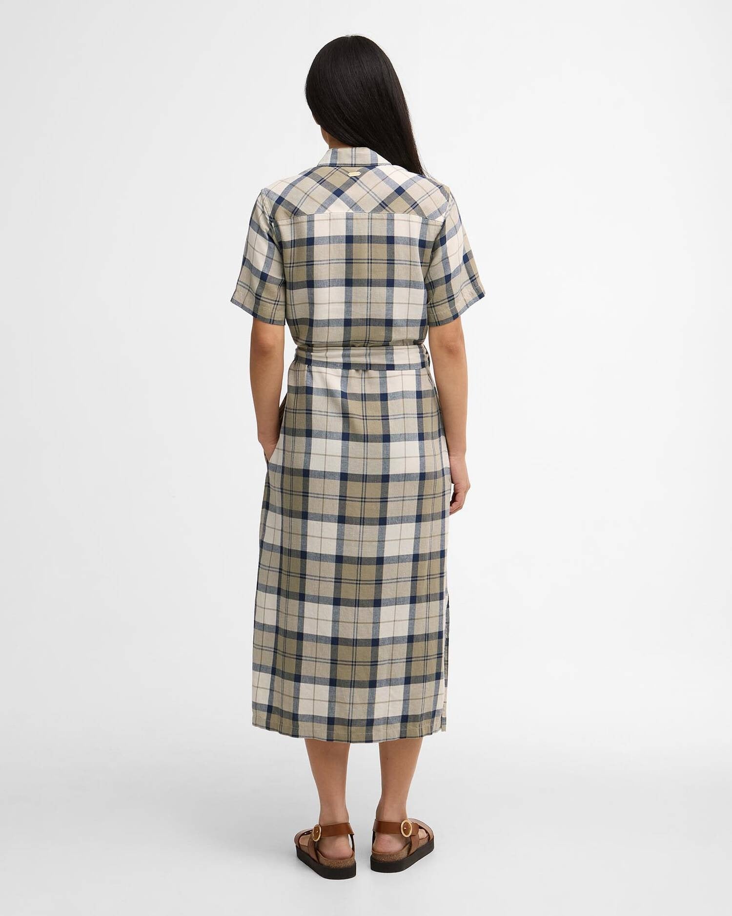 Young Ideas/Henmores - Fern Midi Dress - NY51 Dress Navy Tartan - 8