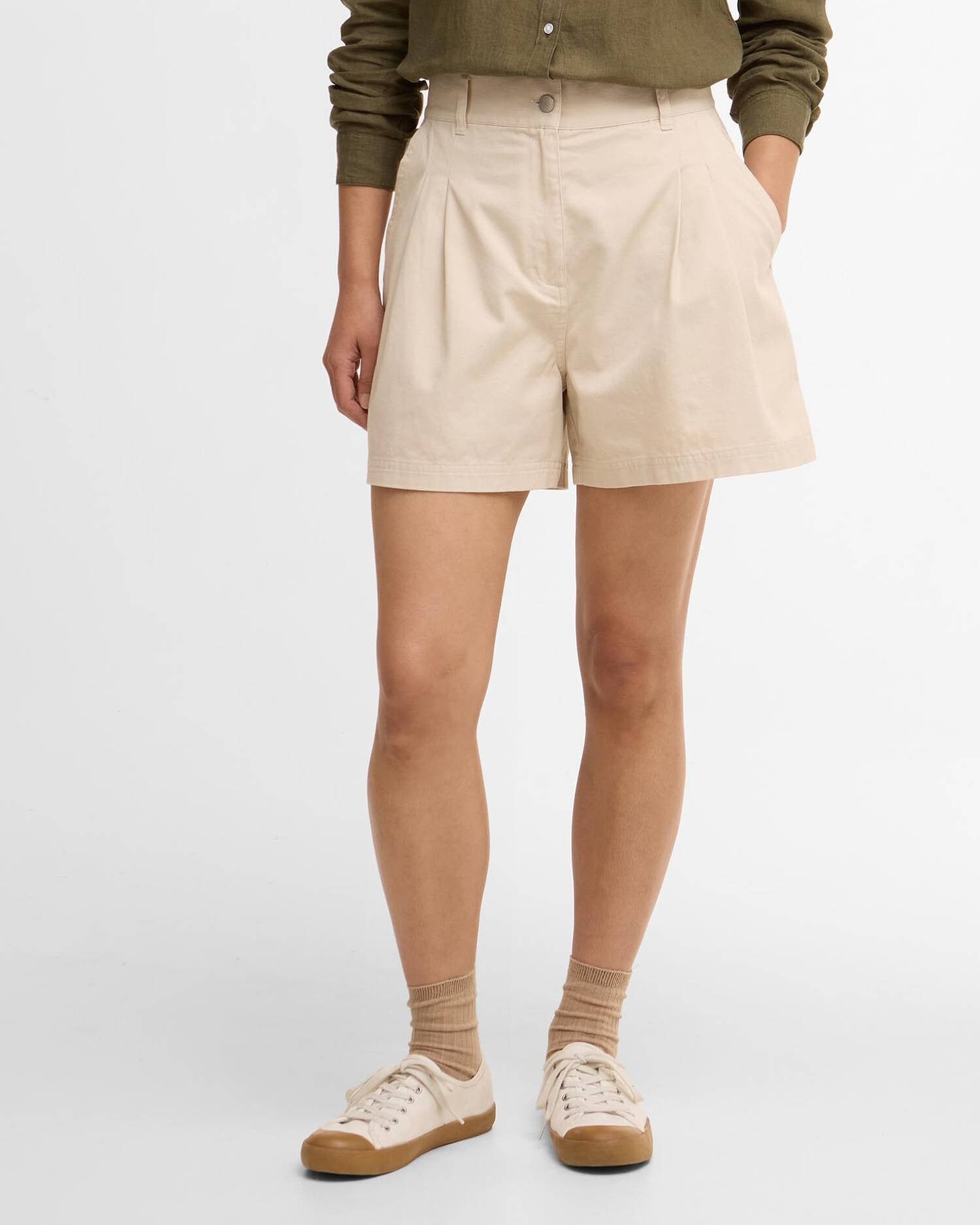 Young Ideas/Henmores - Fern Shorts - WH11 White - 8