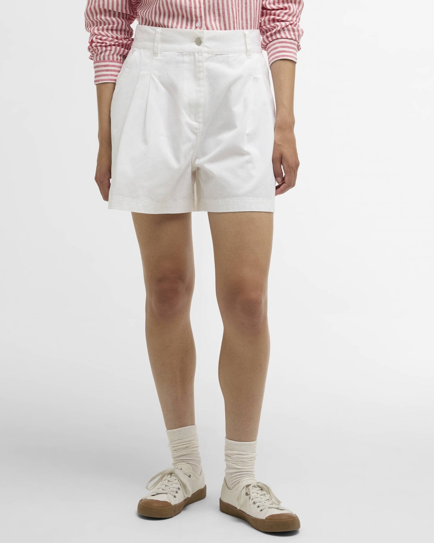 Young Ideas/Henmores - Fern Shorts - WH11 White - 8