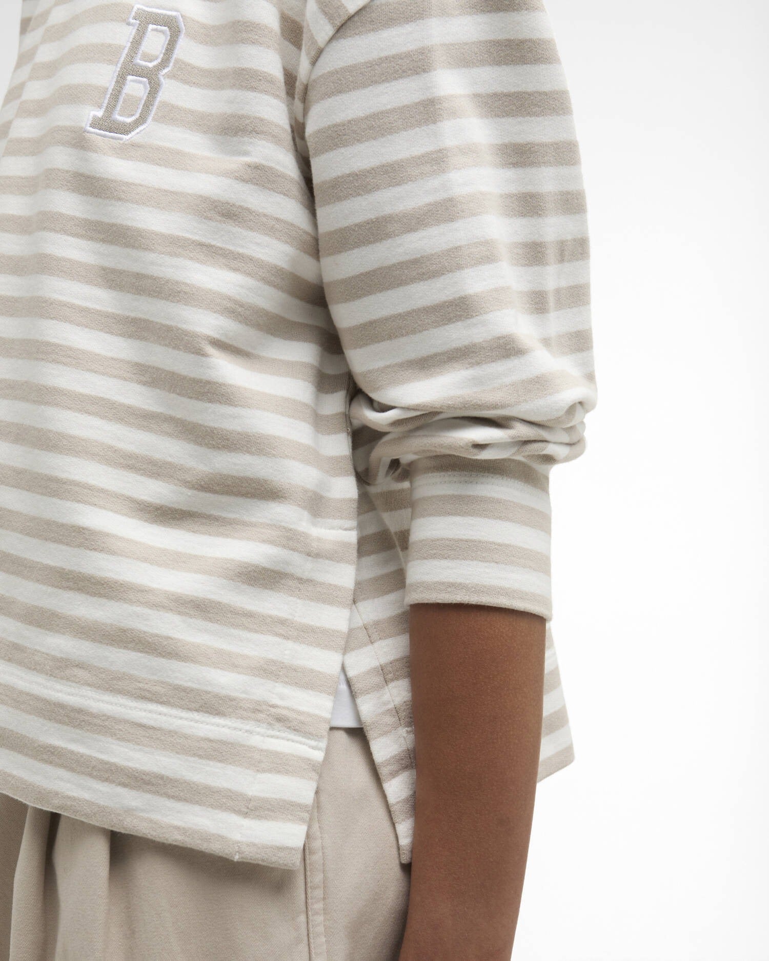 Young Ideas/Henmores - Gabby Sweatshirt - BE72 Mist Stripe - 8