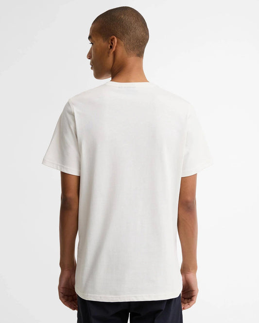 Young Ideas & Henmores - Harbourside Graphic Tailored T-Shirt - WH32 Whisper White - M