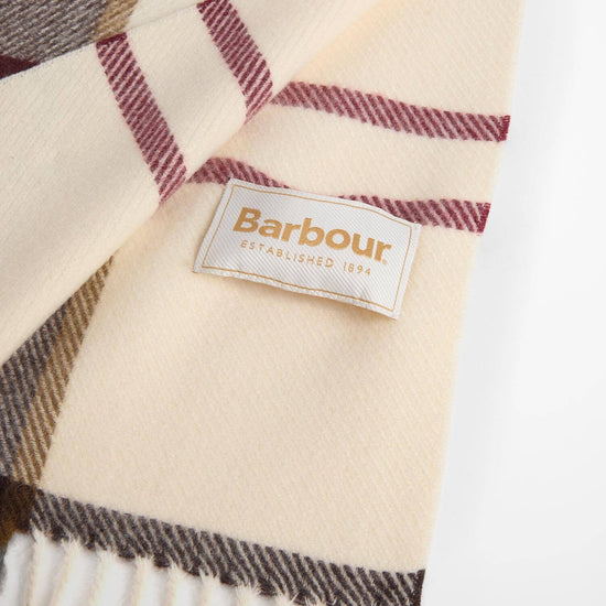 Young Ideas & Henmores -Harriet Tartan Scarf -TN91 Light Muted Tartan -OS