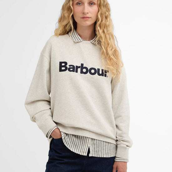 Young Ideas/Henmores - Hartland Crew Sweatshirt - WH71 Cloud Marl - 8