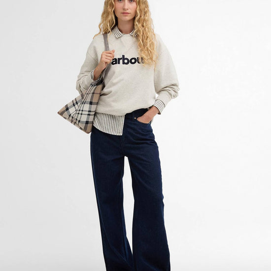 Young Ideas/Henmores - Hartland Crew Sweatshirt - WH71 Cloud Marl - 8