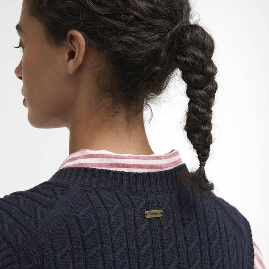 Young Ideas/Henmores - Hartland Sleeveless Knitted Jumper - NY73 Navy - 8