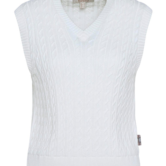 Young Ideas/Henmores - Hartland Sleeveless Knitted Jumper - WH71 Cloud - 10