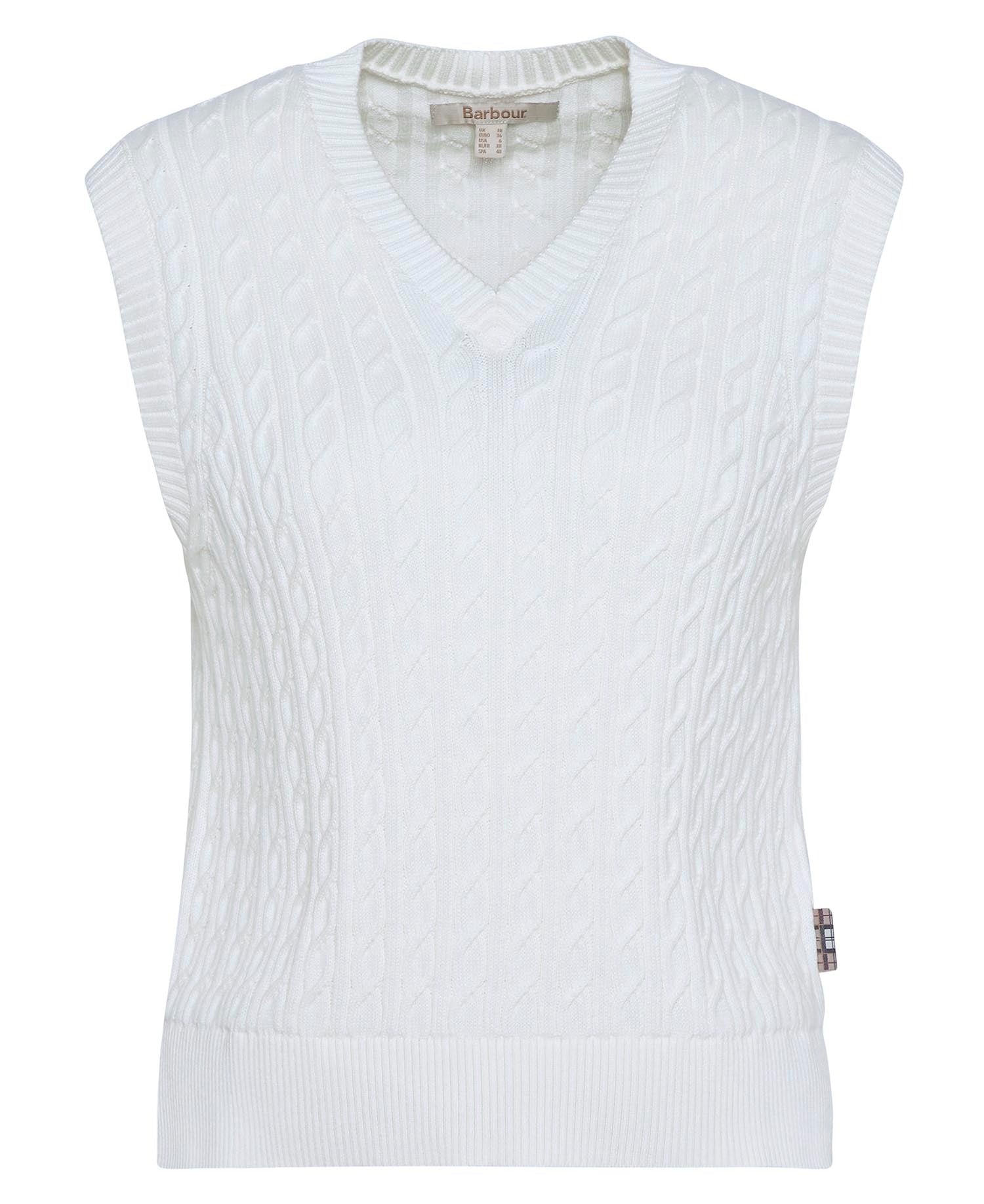 Young Ideas/Henmores - Hartland Sleeveless Knitted Jumper - WH71 Cloud - 10