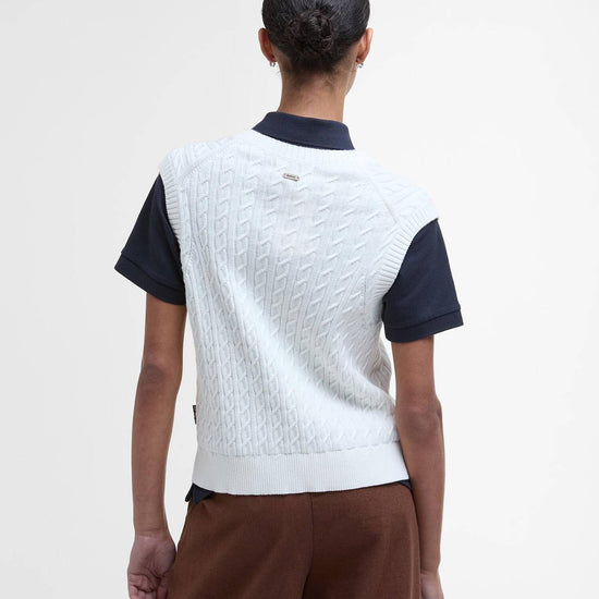 Young Ideas/Henmores - Hartland Sleeveless Knitted Jumper - WH71 Cloud - 10