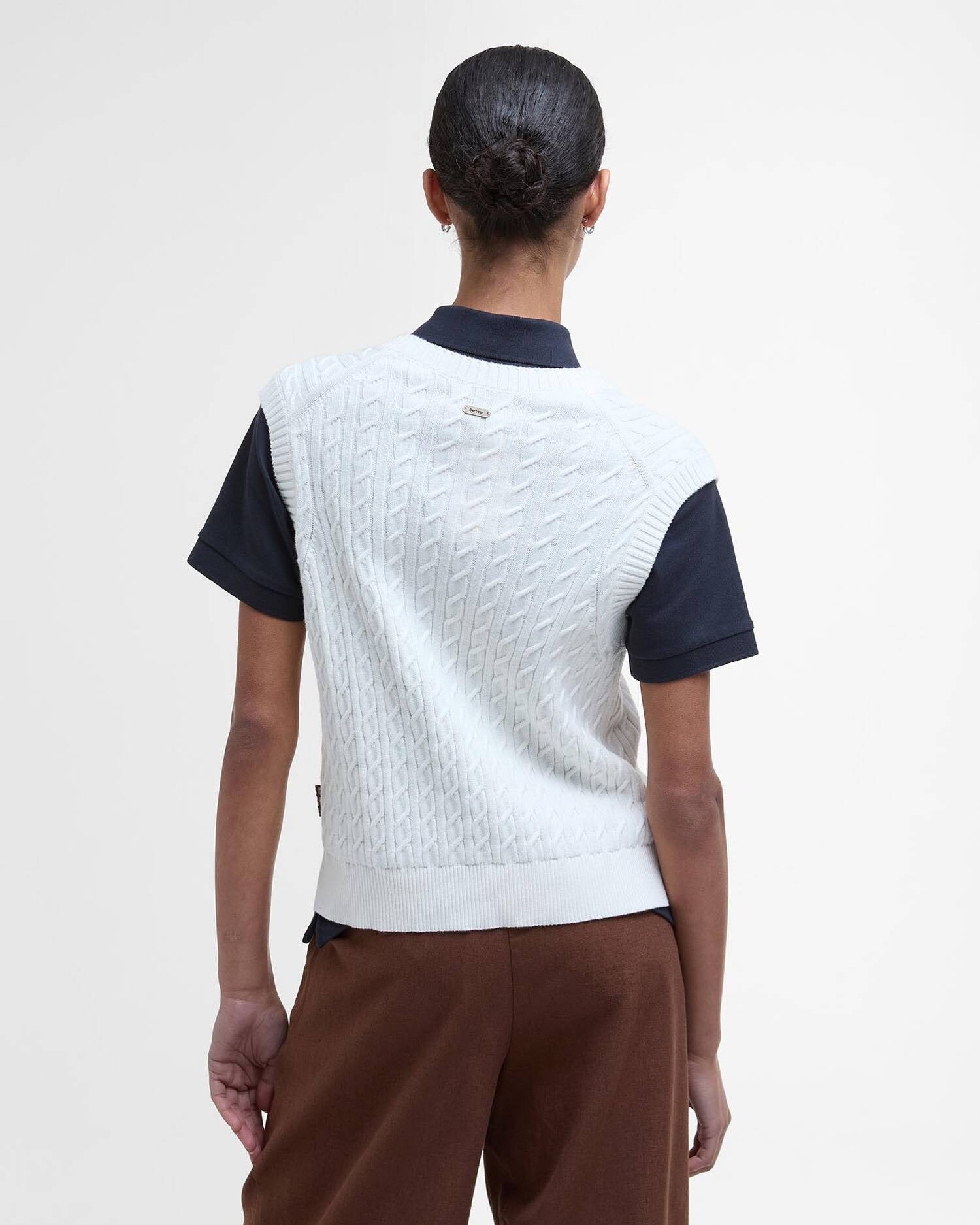 Young Ideas/Henmores - Hartland Sleeveless Knitted Jumper - WH71 Cloud - 10