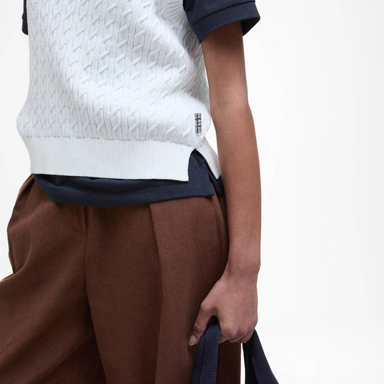 Young Ideas/Henmores - Hartland Sleeveless Knitted Jumper - WH71 Cloud - 10