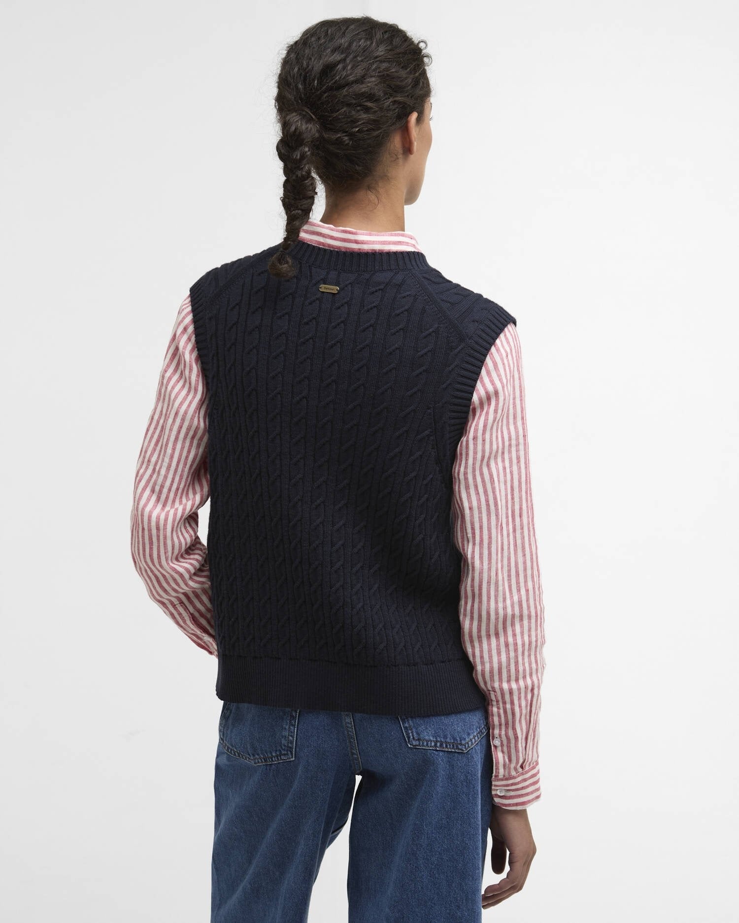 Young Ideas/Henmores - Hartland Sleeveless Knitted Jumper - NY73 Navy - 8