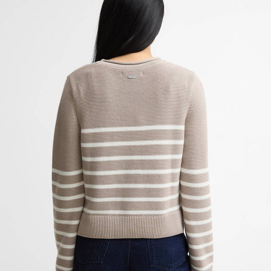 Young Ideas & Henmores - Hinton Knitted Jumper - ST55 Light Sand Stripe - 8