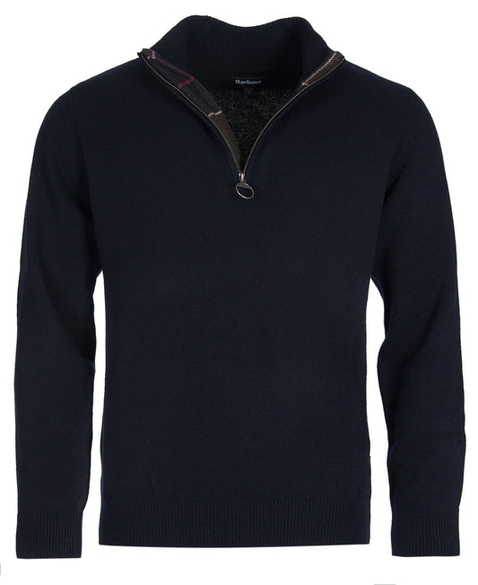 Young Ideas & Henmores -Holden Half Zip Knitted Jumper -NY91 Navy -M