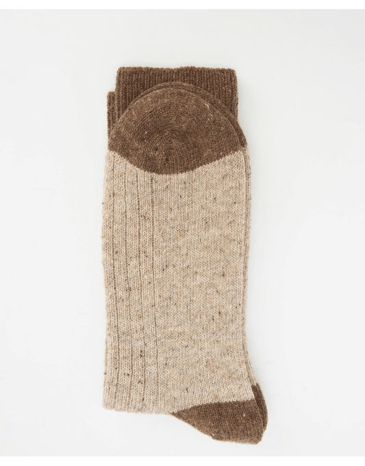 Young Ideas/Henmores - Houghton Socks - BE31 Biscuit - M