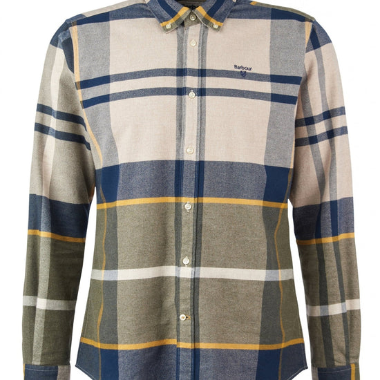 Young Ideas/Henmores - Iceloch Tailored Tartan Shirt - TN16 Forest Mist - M