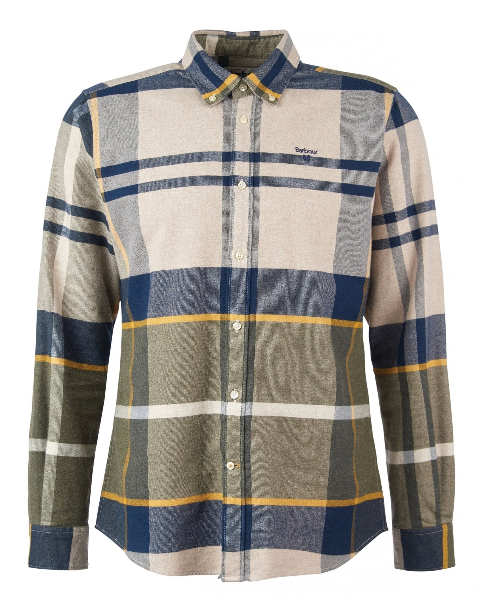 Young Ideas/Henmores - Iceloch Tailored Tartan Shirt - TN16 Forest Mist - M