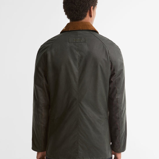 Young Ideas & Henmores -Icons Ashby Wax Jacket -SG51 Sage -L