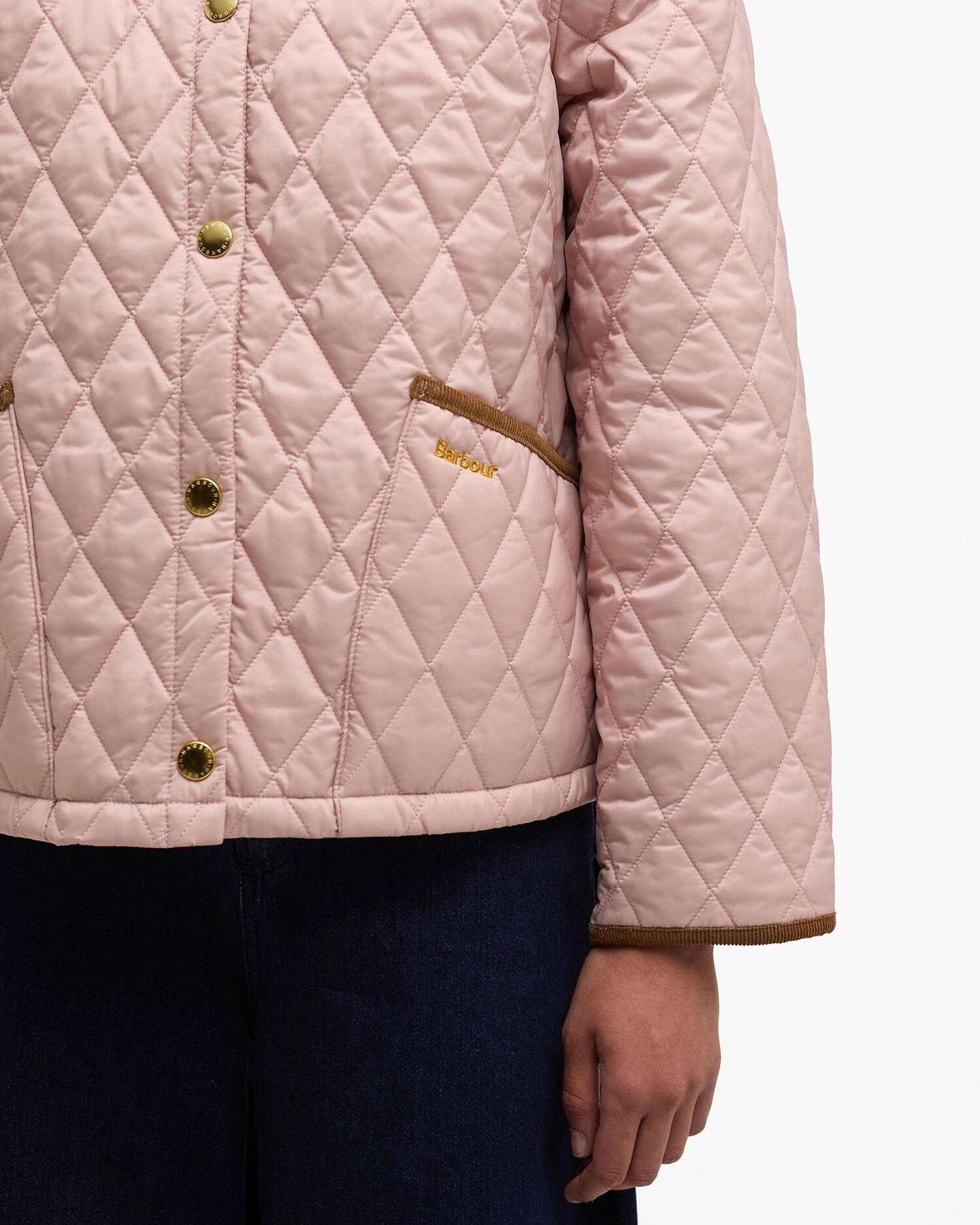 Young Ideas/Henmores - Icons Cropped Liddesdale Quilted Jacket - PI53 Gardenia/Dress/Beige - 8