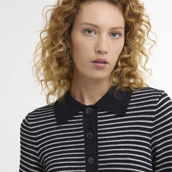 Young Ideas/Henmores - Inez Knitted Jumper - NY76 Dark Navy Stripe - 8