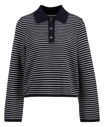 Young Ideas/Henmores - Inez Knitted Jumper - NY76 Dark Navy Stripe - 8