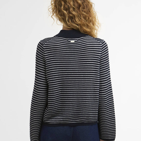 Young Ideas/Henmores - Inez Knitted Jumper - NY76 Dark Navy Stripe - 8