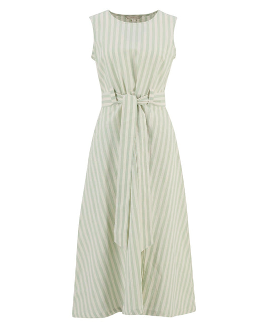 Young Ideas & Henmores - Inez Midi Dress - GN17 Spearmint Stripe - 8