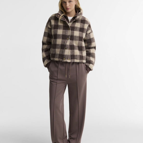 Young Ideas & Henmores -Amaya Fleece Jacket -BR75 Truffle Multi -8