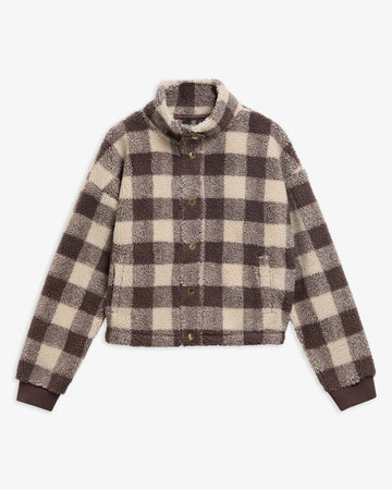 Young Ideas & Henmores -Amaya Fleece Jacket -BR75 Truffle Multi -8
