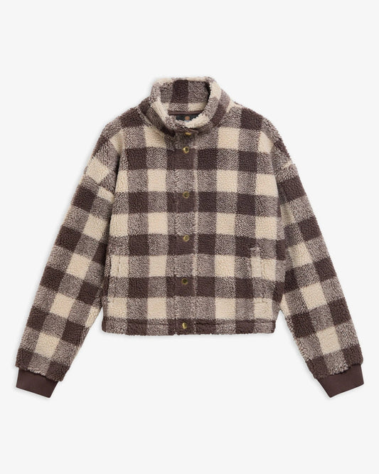 Young Ideas & Henmores -Amaya Fleece Jacket -BR75 Truffle Multi -8