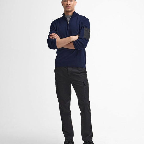 Young Ideas/Henmores - Blades Cotton Half Zip Jumper - NY71 Navy - M