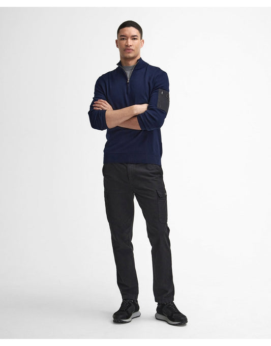 Young Ideas/Henmores - Blades Cotton Half Zip Jumper - NY71 Navy - M