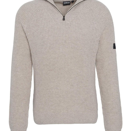 Young Ideas/Henmores - Chester Funnel Quarter Zip - BK11 Black - M