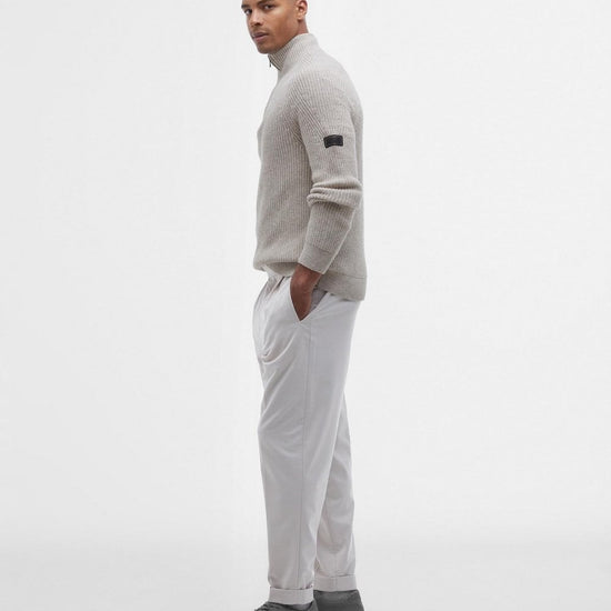 Young Ideas/Henmores - Chester Funnel Quarter Zip - BK11 Black - M