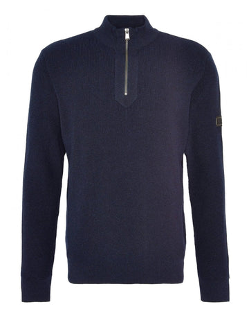 Young Ideas/Henmores - Crawley Funnel Neck Jumper - NY91 Navy - M