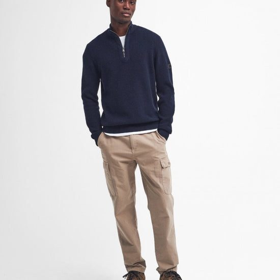 Young Ideas/Henmores - Crawley Funnel Neck Jumper - NY91 Navy - M