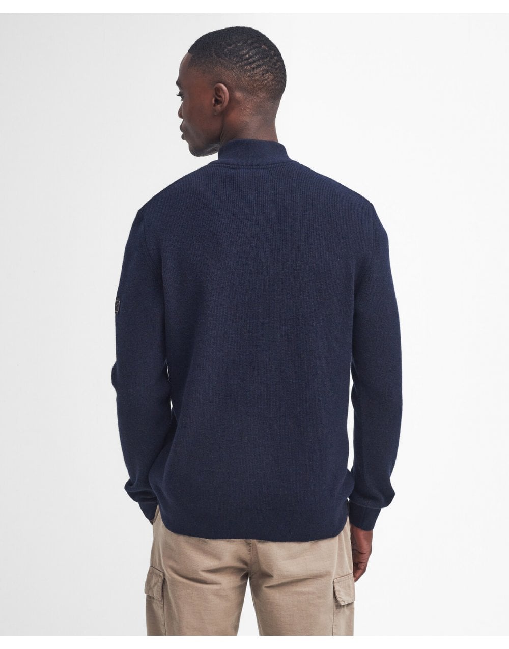 Young Ideas/Henmores - Crawley Funnel Neck Jumper - NY91 Navy - M