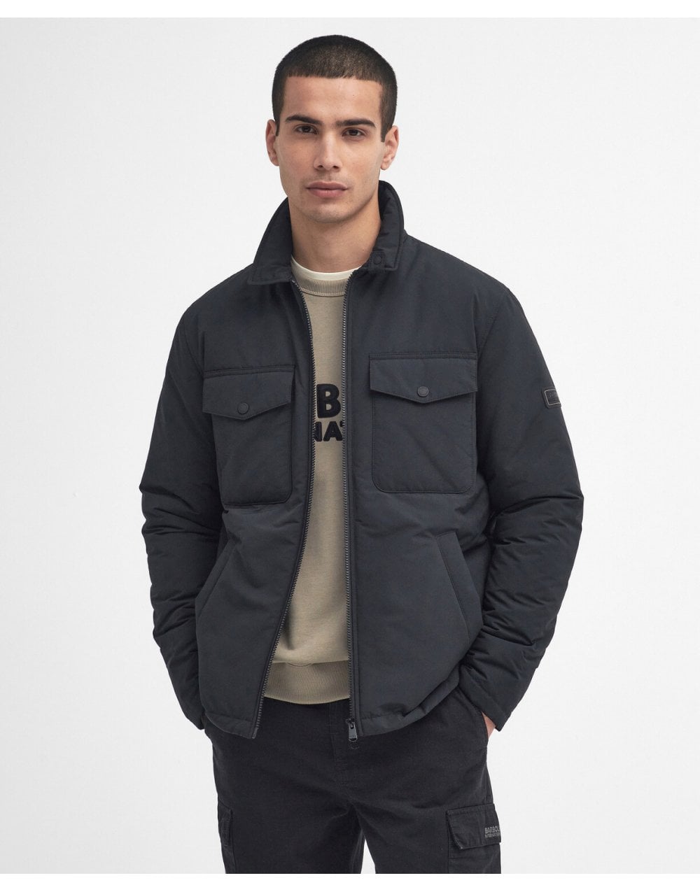 Young Ideas/Henmores - Distill Quilted Jacket - BK11 Black - M