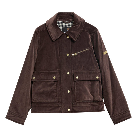 Young Ideas & Henmores -Hanson Velvet Casual Jacket -BR31 Truffle -8