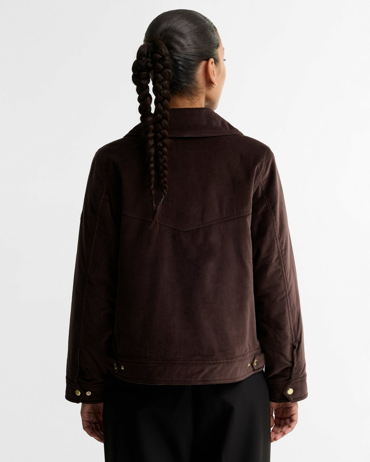 Young Ideas & Henmores -Hanson Velvet Casual Jacket -BR31 Truffle -8