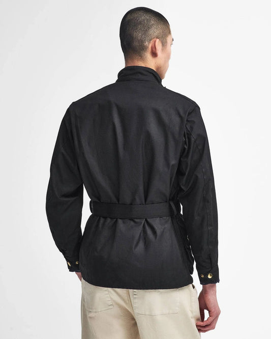 Young Ideas & Henmores -International Original Wax Jacket -BK51 Black -38