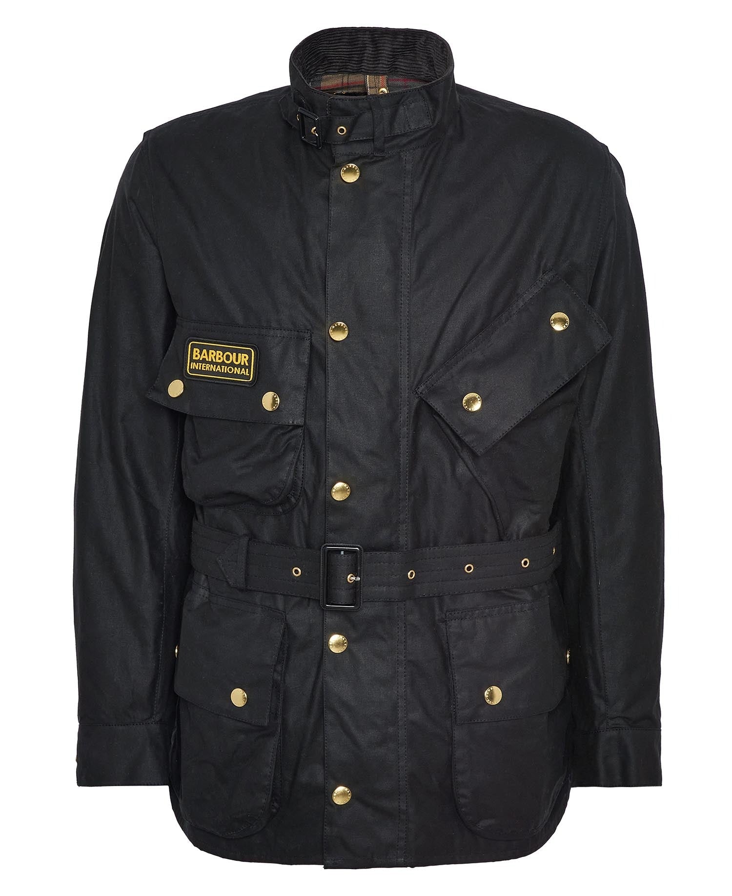 Young Ideas & Henmores -International Original Wax Jacket -BK51 Black -38