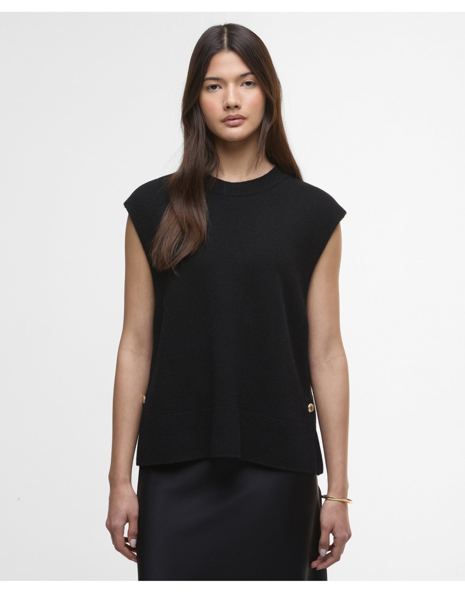 Young Ideas/Henmores - Lana Knitted Vest - BK11 Black - 8