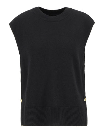 Young Ideas/Henmores - Lana Knitted Vest - BK11 Black - 8