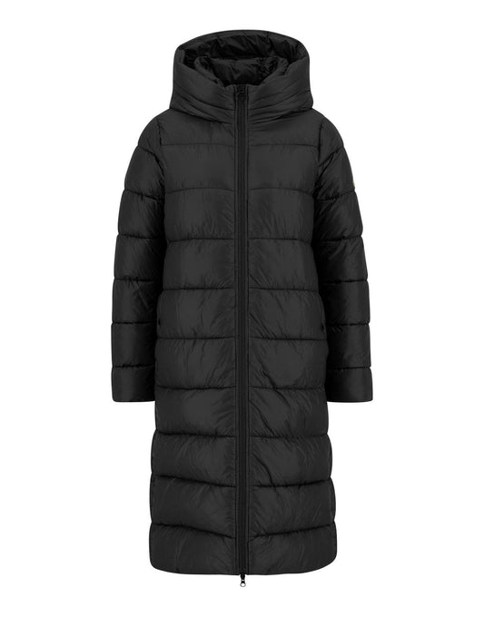 Young Ideas/Henmores - Longline Olivios Puffer Jacket - BK11 Black - 8